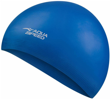 Lateksowy czepek pływacki Aqua Speed Soft Latex 02 - niebieski  