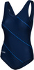 One-piece swimming costume with cups AQUA SPEED Sophie 49 - navy