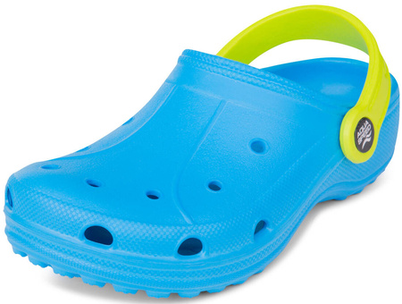 Built-up pool shoes for kid's Aqua Speed Lima 02 - blue