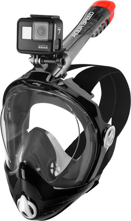 Full-face snorkeling mask Aqua Speed Brizo 07 - black 