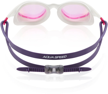 Lustrzane okulary pływackie Aqua Speed Vortex Mirror 59 - fioletowe