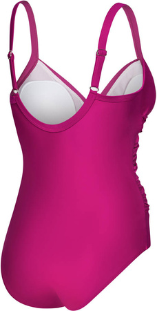 Vivian 03 modeling swimsuit with cups - kolor fuksia