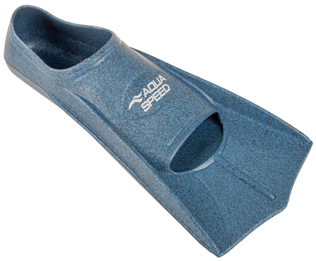 Short swim fins from recycled materials Aqua Speed Training Reco 01 - blue 