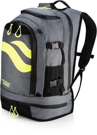 Maxpack multifunctional swim backpack 38 42L - grey 