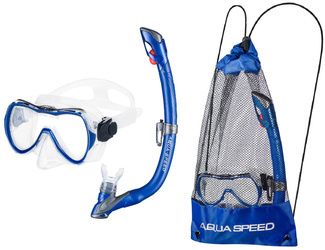 Junior snorkeling set Enzo + Evo 01 + mesh bag