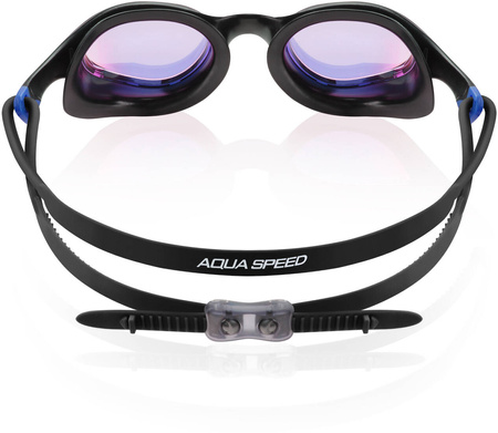 Lustrzane okulary pływackie Aqua Speed Vortex Mirror 07 - czarne 