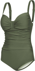 Women's underwire swimming swimsuit Aqua Speed Olivia Aqua Speed Olivia 07 - khaki