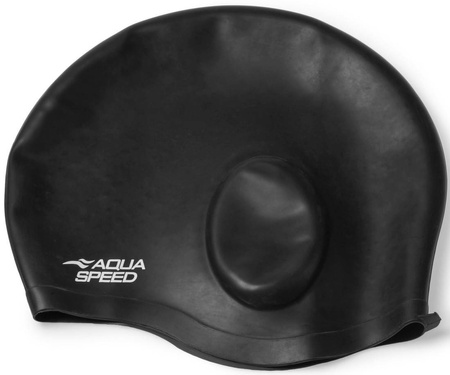 Czepek pływacki na uszy Aqua Speed Ear Cap Comfort 07 - czarny 