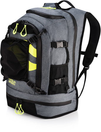 Maxpack multifunctional swim backpack 38 42L - grey 