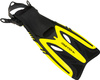 Adjustable snorkeling fins Aqua Speed Eon 18 - yellow