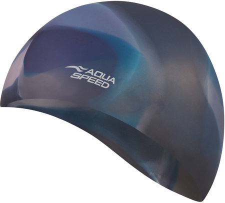 Multicolor silicone swim cap Aqua Speed Bunt 84