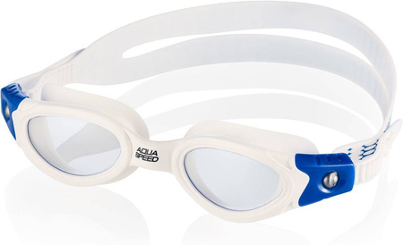 Swimming goggles Aqua Speed Pacific Jr Bendyzz 51 - white 