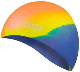 Multicolor silicone swim cap Aqua Speed Bunt 48