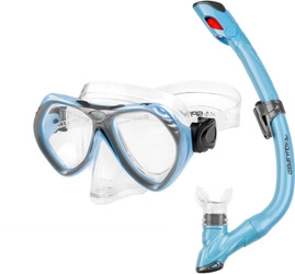 Junior snorkeling set Aqua Speed Aura + Evo 02 + mesh bag