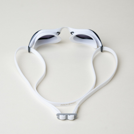 Goggles swimming Aqua Speed Riptide Mirror 05 - white