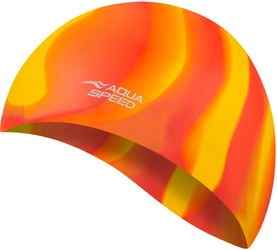 Multicolor silicone swim cap Aqua Speed Bunt 59