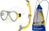 Junior snorkeling set Aqua Speed AURA + EVO + MESH BAG 18 -  yellow 