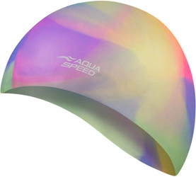 Multicolor silicone swim cap Aqua Speed Bunt 91