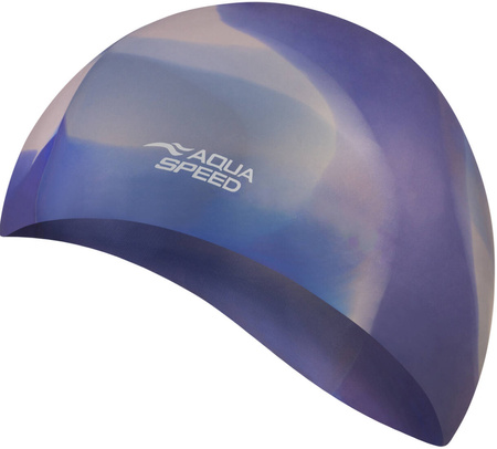 Multicolor silicone swim cap Aqua Speed Bunt 85