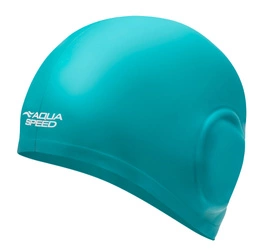 Duży czepek pływacki na uszy Aqua Speed Ear Cap Volume 11 - zielony 