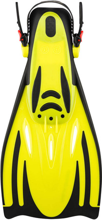 Adjustable snorkel fins Aqua Speed Wombat 18 - yellow