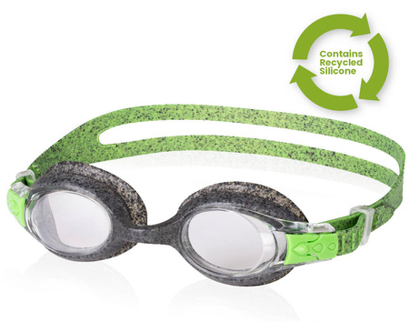 Swimming goggles for children from recycled materials Aqua Speed Amari Reco 12 - green 