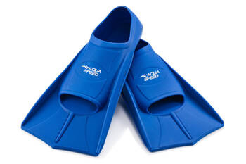 Short Training Swim Fins Aqua Speed 11 - blue 