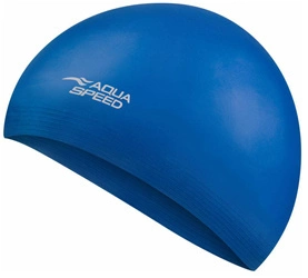 Lateksowy czepek pływacki Aqua Speed Soft Latex 02 - niebieski  