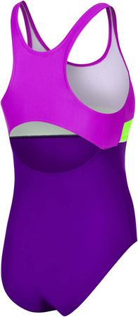 Girl's swimsuit Emily 48 - purple and green