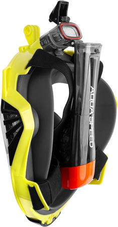 Full-face mask for snorkelling Aqua Speed Drift 38 - yellow