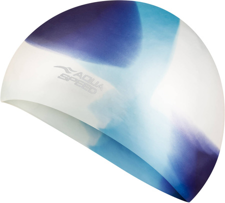 Multicolor silicone swim cap Aqua Speed Bunt 96