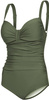 Kostium kąpielowy wyszczuplajacy damski Aqua Speed Olivia 07 - khaki