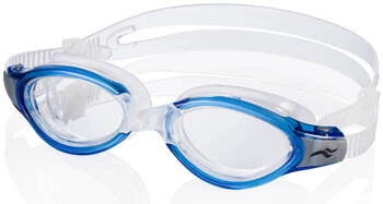 One-piece swimming goggles Aqua Speed Triton 01 - blue - clear glasses  