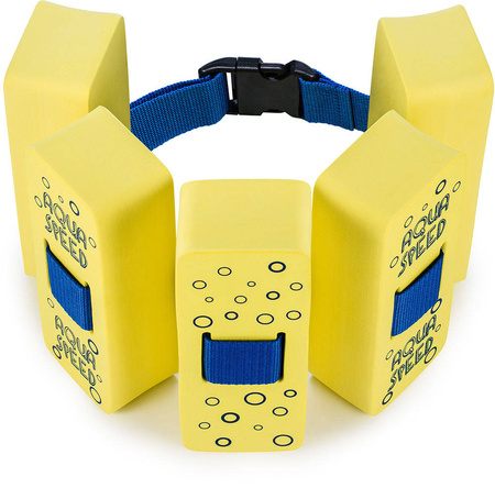 Pas wypornościowy Kiddie swim belt II Octopus - żółty 