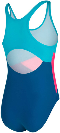 Girls' swimsuit Pola 28 - blue-pink