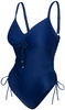 Adjustable one-piece swimsuit Aqua Speed Alexa 04 - navy