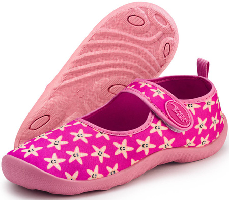 Children's Velcro water shoes  Aqua Speed 29B - pink 