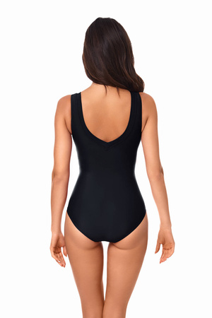 One-piece swimming costume with cups AQUA SPEED Sophie 01 - black