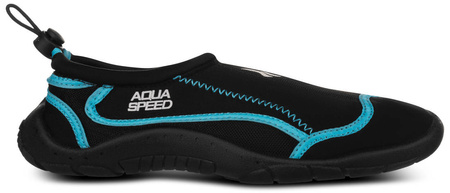 Aqua Shoe with welt 28C - black-blue