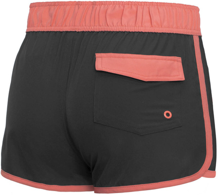 Women's swimming shorts Aqua Speed Viki 36 - garphite - salmon