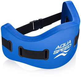 Aquafitness flotation belt for water exercises Aqua Speed - blue 