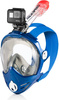 Full-face snorkeling mask Aqua Speed Brizo 11 - blue 