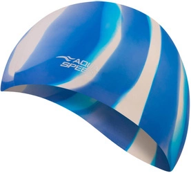 Multicolor silicone swim cap Aqua Speed Bunt 55