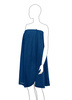 Bath Towel Tunic for Sauna Pareo AQUA SPEED - Navy Blue