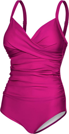 Vivian 03 modeling swimsuit with cups - kolor fuksia