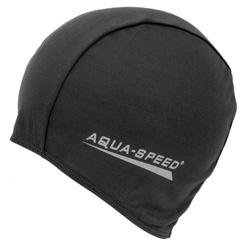 Czepek pływacki Aqua Speed Polyester Cap 07 - czarny