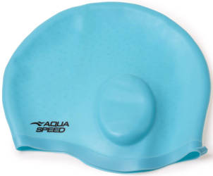 Czepek pływacki na uszy Aqua Speed Ear Cap Comfort  02 - niebieski