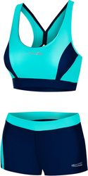 Kostium kąpielowy dwuczęściowy pływacki Aqua Speed Fiona 42 - turkusowy