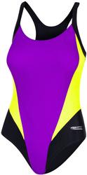Kostium kąpielowy jednoczęściowy pływacki Aqua Speed Sonia 19 - fioletowy