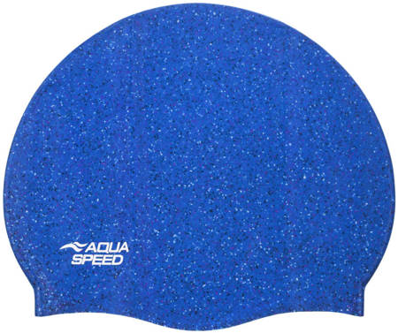 Czepek pływacki silikonowy z recyklingu Aqua Speed Reco 01 - niebieski